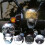Skull Motorcycle Headlight Halogen Front Light 1pc 1