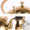 Golden Stainless Steel Tea Kettle 2.5 Quart with Handle 3