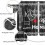 Farmhouse Kitchen Curtains Black White 28x39 Inch 2