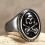 Gothic Cross Skull Ring Stainless Steel Size 9 1