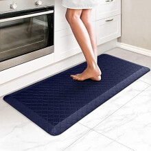 Kitchen Runner Rug Anti-Fatigue 17.3 x 39 in Blue