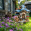 Dreamy Mushroom House Garden Decor 5-Pack 4
