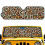 Cheetah Leopard Print Windshield Sun Shade for Jeep 1