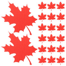 WHAMVOX Maple Leaf Cutouts Red Paper Autumn Decoration 20
