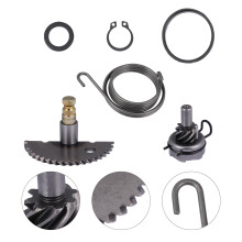 Starter Shaft Kit Silver for Moped Engine Repair 1 Set