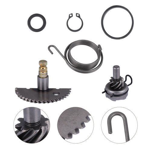 Starter Shaft Kit Silver for Moped Engine Repair 1 Set