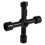 4-Way Utility Key for Electric and Gas Meter Cabinets 6
