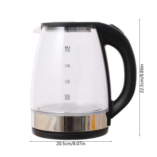 Stainless Steel Kettle 2L Auto Shut-Off Fast Heating 2
