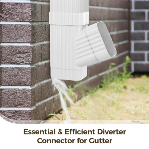 Y-Shaped Gutter Downspout Connector 3.2 x 2.5 Inches 2