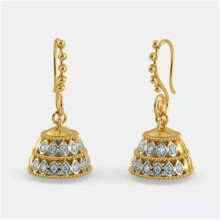 925 Silver Drop Earrings with Cubic Zirconia for Women, 1