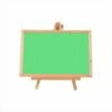 Small Chalkboard Wooden Lightweight Easy-Clean Display Board