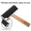 Stamping Tool Roller for Rubber Cloth Bronzing Art 3