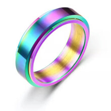 Titanium Spinner Ring for Women Anti-Anxiety Fidget Ring 10