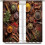 Spice Kitchen Curtains Wooden Seasoning Pattern 2 Panels 2
