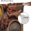 Spice Kitchen Curtains Wooden Seasoning Pattern 2 Panels 7