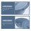 MUSEYA Chamber Pot with Cover Grey PVC 1 Set 3