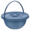 MUSEYA Chamber Pot with Cover Grey PVC 1 Set 6