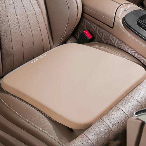 Car Seat Cushion Universal Beige Ventilated Raised Silica