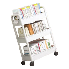 Plastic Organizer Cart 3-Tier Mobile Kitchen Bathroom Shelf