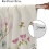 Floral Curtains Retro Bird and Flower Pattern 2 Panel Set 6