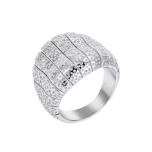 Women's Stainless Steel Wedding Band Ring Silver Size 8