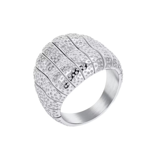 Women's Stainless Steel Wedding Band Ring Silver Size 8