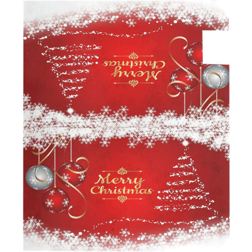 Christmas Mailbox Cover Snowflake Tree Design 21x18 Inch 1