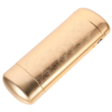 Golden Aluminum Eyeglasses Case Compact Durable