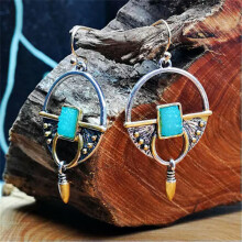 925 Silver Cubic Zirconia Hook Drop Earrings