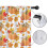Pumpkin Pattern Tier Curtains 2 Pieces 42x54 in 4