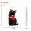Black Cat Ornaments in Red Sweater 8PCS 6