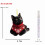Black Cat Ornaments in Red Sweater 8PCS 7