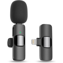 Wireless Lavalier Mic for iPhone iPad Omnidirectional