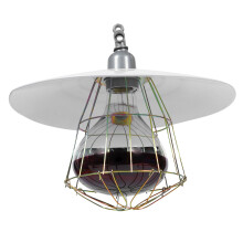 Brooder Heat Lamp Aluminum White 1 Piece