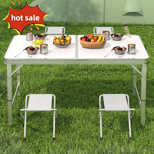 Lightweight Folding Outdoor Table Portable Sturdy Durable 2