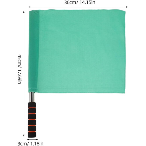 Volleyball Referee Flags with Sponge Handles 4 Pcs 1