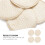 Beige Cotton Nursing Pads Reusable Leak-Proof Soft 2