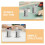 Grey Railway Train Bridge Pier Model Set 3-Piece 8