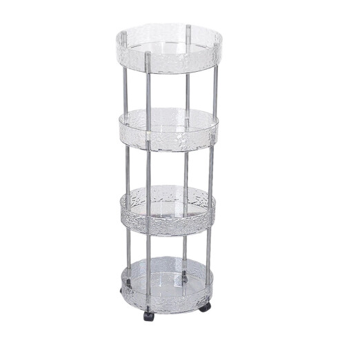 4-Tier Rolling Storage Rack for Kitchen Bathroom Living Room 1