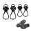 Silicone Crampons for Hiking Boots 5-Tooth 6