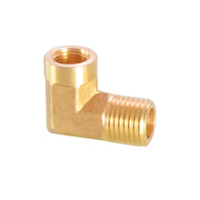 Brass Elbow Connector Threaded Gold 3 Types