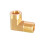 Brass Elbow Connector Threaded Gold 3 Types 1