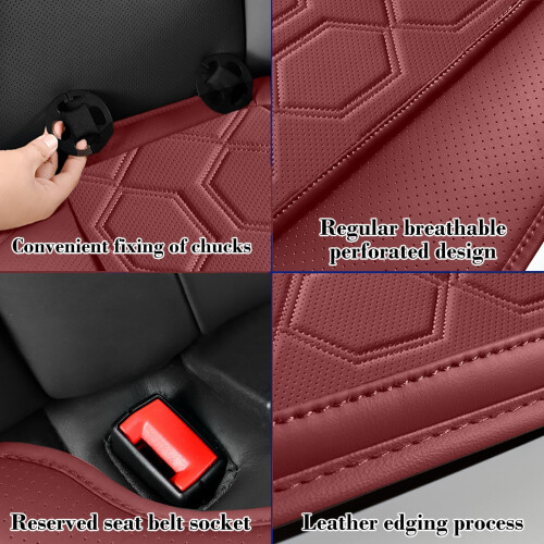 Car Seat Cushion Perforated Leather 1 Piece 2