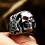 Gothic Guitar Skull Ring Stainless Steel Size 9 2