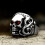 Gothic Guitar Skull Ring Stainless Steel Size 9 3
