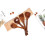 Wood Soup Spoon Long Handle 4 Pieces 6