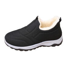 Women's Wide Snow Boots Black Size 6