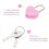 Mini Heart Padlock with Key 20 Sets 7