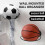 Wall-Mounted Sports Ball Rack Iron 3-Pack 4