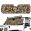 Cheetah Leopard Print Windshield Sun Shade for Jeep 2